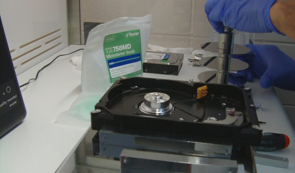 Platter Removal and Platter Swap Tools for Data Recovery